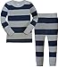 Boys Striped Pajamas Christmas Children PJs Gift Set 100% Cotton Kids Pyjamas