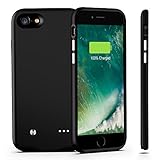 iPhone 7 Battery Case, Little-P 3.5mm Ultra Slim Atomic Pro iPhone Portable Charger iPhone 7 (4.7 inch) Charging Case 3000mAh Extended Battery Pack Power Cases,iPhone 7 Juice Bank Cover [Black]