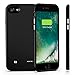 iPhone 7 Battery Case, Little-P 3.5mm Ultra Slim Atomic Pro iPhone Portable Charger iPhone 7 (4.7 inch) Charging Case 3000mAh Extended Battery Pack Power Cases,iPhone 7 Juice Bank Cover [Black]