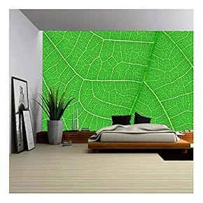 It is Design on Leaf Texture for Pattern and Background - Removable Wall Mural | Self-Adhesive Large Wallpaper - 66x96 inches