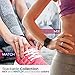 Rinfit Silicone Wedding Ring Sets - Soft, Stackable & Thin Silicone Rings for Her - Womens Rubber Wedding Rings - SetF, Size 6