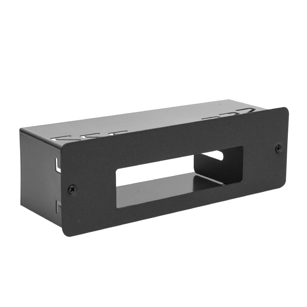 PNI PNI-DIN61 Mounting Housing 1DIN Compatible with Albrecht 6110, CRT One, Yosan Micro, black