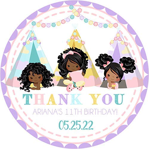 Amazon Com Girls Slumber Party Stickers Slumber Party Favor Tags