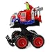 KAKATIMES Bounce Stunt Car Toys for 3,4,5,6 Year Old Boys, Assorted Construction Vehicles and Mini Truck Toy Play Set for Kids and Toddler.