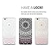 kwmobile Clear Case Compatible with Huawei P8 Lite (2015) - TPU Smartphone Backcover - Indian Sun Light Pink/White/Transparent