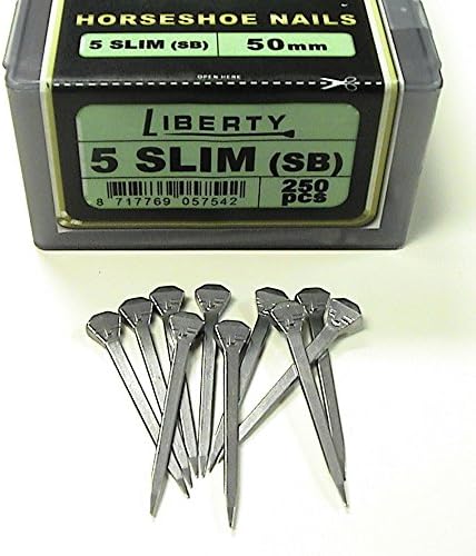 Liberty 5 Slim Horseshoe Nails 250 Count Box