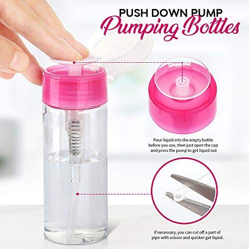 FANDAMEI Nail Polish Gel Remover Tools Kit, 10 Pcs Purple Nail Clips