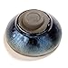 Yan Hou Tang Song Dynasty Style JianZhan Tenmoku Teacup Japanese Ceremonial Matcha Tea Bowl Blue - 80ml 2.8oz Lotus Pattern Lantern Hat Chinese Handcrafts Designer Celebration Gift