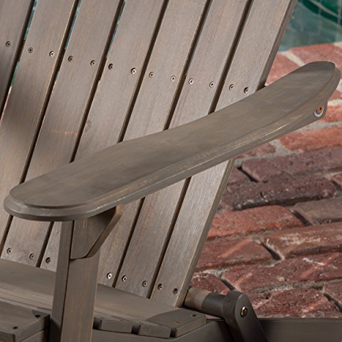 Great Deal Furniture Milan Outdoor Rustic Acacia Wood Folding