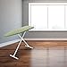 HOMZ T-Leg Steel Top Ironing Board with Foam Pad, Fresh Green Cover, Model:4831232