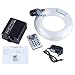 CHINLY 16W Remote RGBW fiber optic curtain light 300pcs 1.0mm flash point 9.8ft waterfall sensory light kit