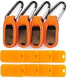 MosQuitO Repellent Reusable Clip (4 Pcs) & Refills (8 Pcs) - Premium Quality - 100% Pure Natural Essence Oil - DEET FREE - Great for Adults & Kids