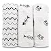 Muslin Baby Swaddle Blanket 3 Pack-Truedays 47''X 47'' Large Muslin Swaddle Best Soft Unisex for Boys or Girls Perfect for Nursery Sets-3 Beautiful Design …