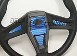Polaris RZR 1000 Xp Blue Carbon Fiber Steering Wheel Inlay Decal Kit Xp1k