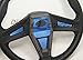 Polaris RZR 1000 Xp Blue Carbon Fiber Steering Wheel Inlay Decal Kit Xp1k General