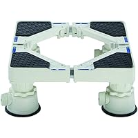 Adjustable Base with 4 Strong Feet for Washing Machine Dryer and Refrigerator Stand Anti-Vibration Retactable 42-67cm…