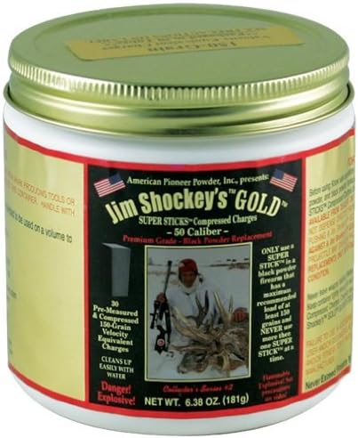 American Pioneer 150-Grain Jim Shockey's Gold Superstick Sticks (33 Per Bottle)