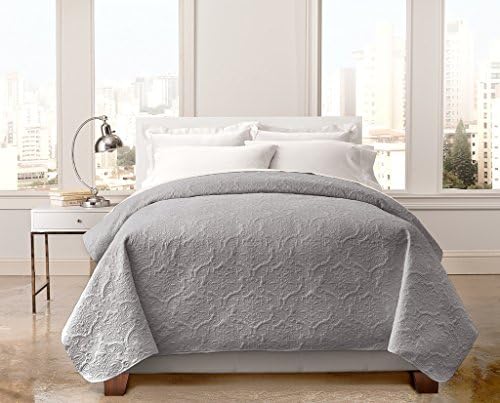 Regal Home Bedspreads - Quilts with Modern Box Stitch Design - Full/Queen Coverlets or Comforters