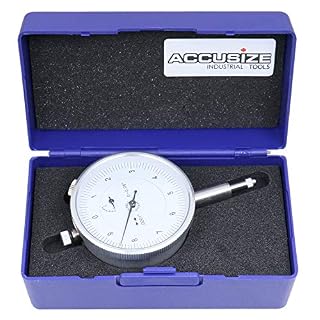 Accusize Industrial Tools Agd2 Style 0-0.05” by 0.0001” Dial Indicator with Lug Back, P900-S097