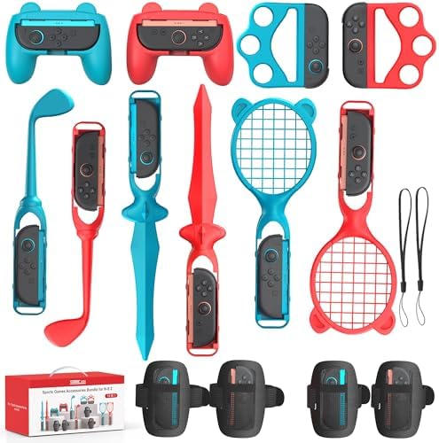 Amazon.com: Dobe - 30 in 1 Switch Sports Accessories Bundle for