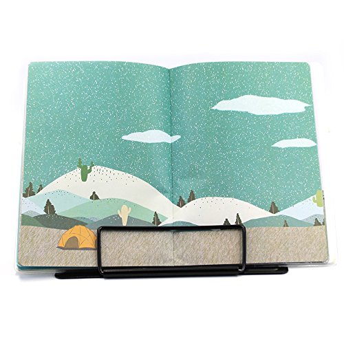 Md trade Portable Steel Reading Rest Book Holder Stand Bookrest Angle Adjustable Reading Stand Document Holder