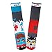 Crazy Mens Mismatched Zombie and Werewolf Frenemy Socks 