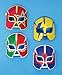 Glow in The Dark Wrestling Masks (Pack of 8)
