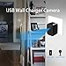 Spy Hidden Camera-Mini USB Wall Charger Camera-SOOSPY Wireless WiFi 1080P Indoor Home Hidden Camera/Nanny Cam with Motion Detection/USB Port,Remote View by App