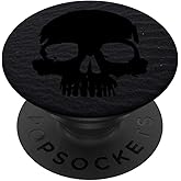 Black Skull PopSockets Adhesive PopGrip