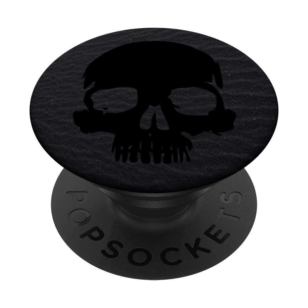Black Skull PopSockets Adhesive PopGrip