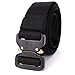Tactical Belt, OHENNY Military Tactical Rigger Webbing Adjustable Nylon Belt with Heavy-Duty Quick-Release Metal Buckle