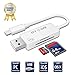 SD / Micro SD Card Reader with Lightning to USB Connector, Fast Charging Cable, IVYOCK External Storage Memory Expansion for iPhone 6, 6 Plus, 6s, 6s Plus 7 7Plus 8 iPhone X iPads iPods Computers