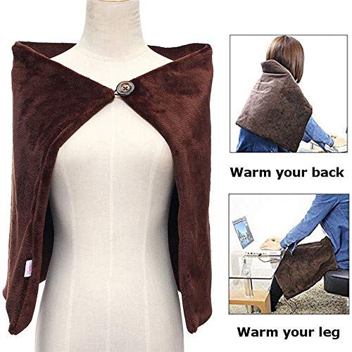 image for Electric Heated Shawl USB Soft Heated Shawl,Outsta Winter Electric War
