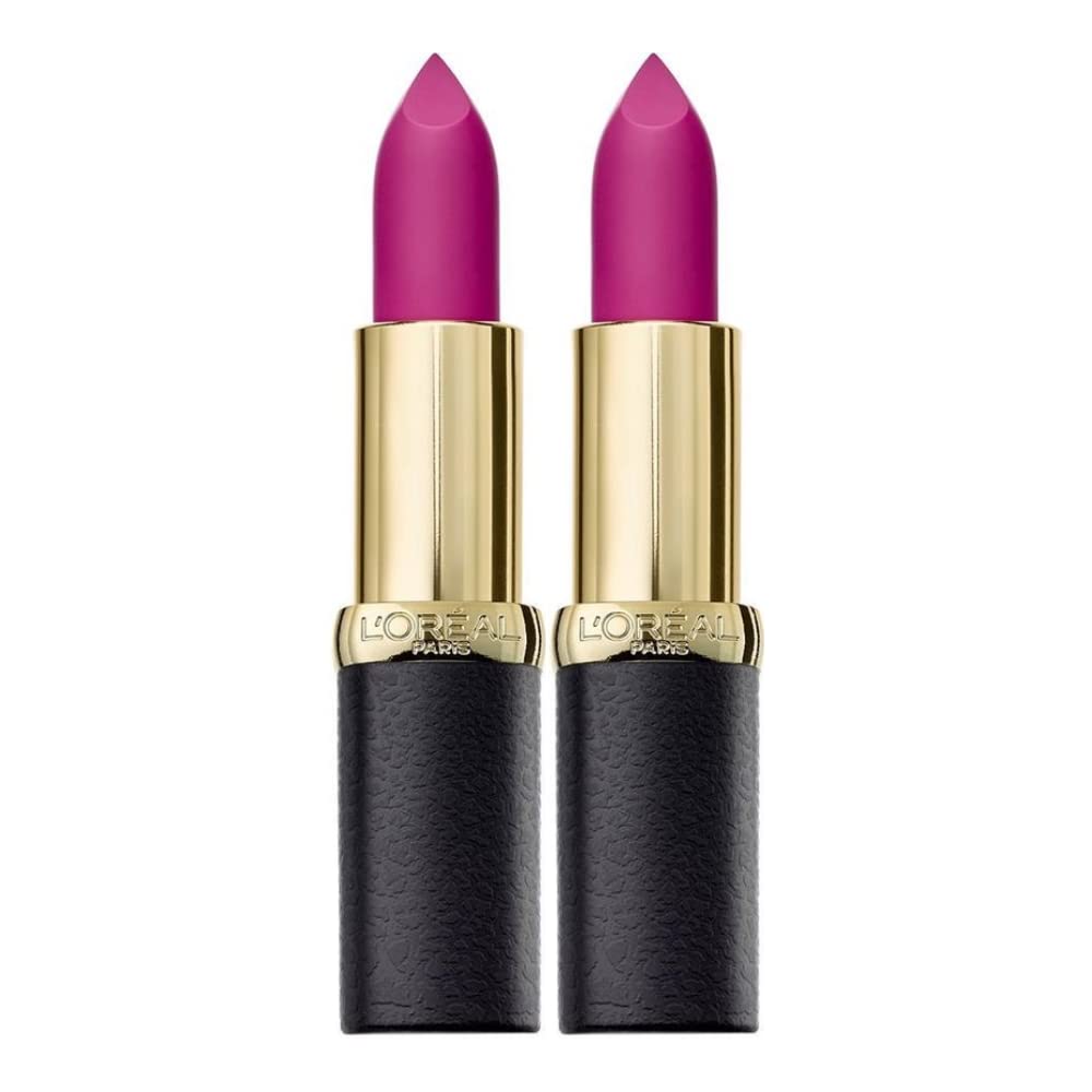 2 x L'Oreal Paris Color Riche Matte Lipstick - 472 Purple Studs