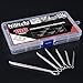 Hilitchi 150-Pcs 304 Stainless Steel Cotter Pin Assortment Kit for Automotive Mechanics Small Engine Repair