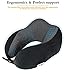 TUXWANG Travel Pillow Memory Foam Head and Neck Support Pillow Airplane Pillow for Plane Train Car Bus Office Home