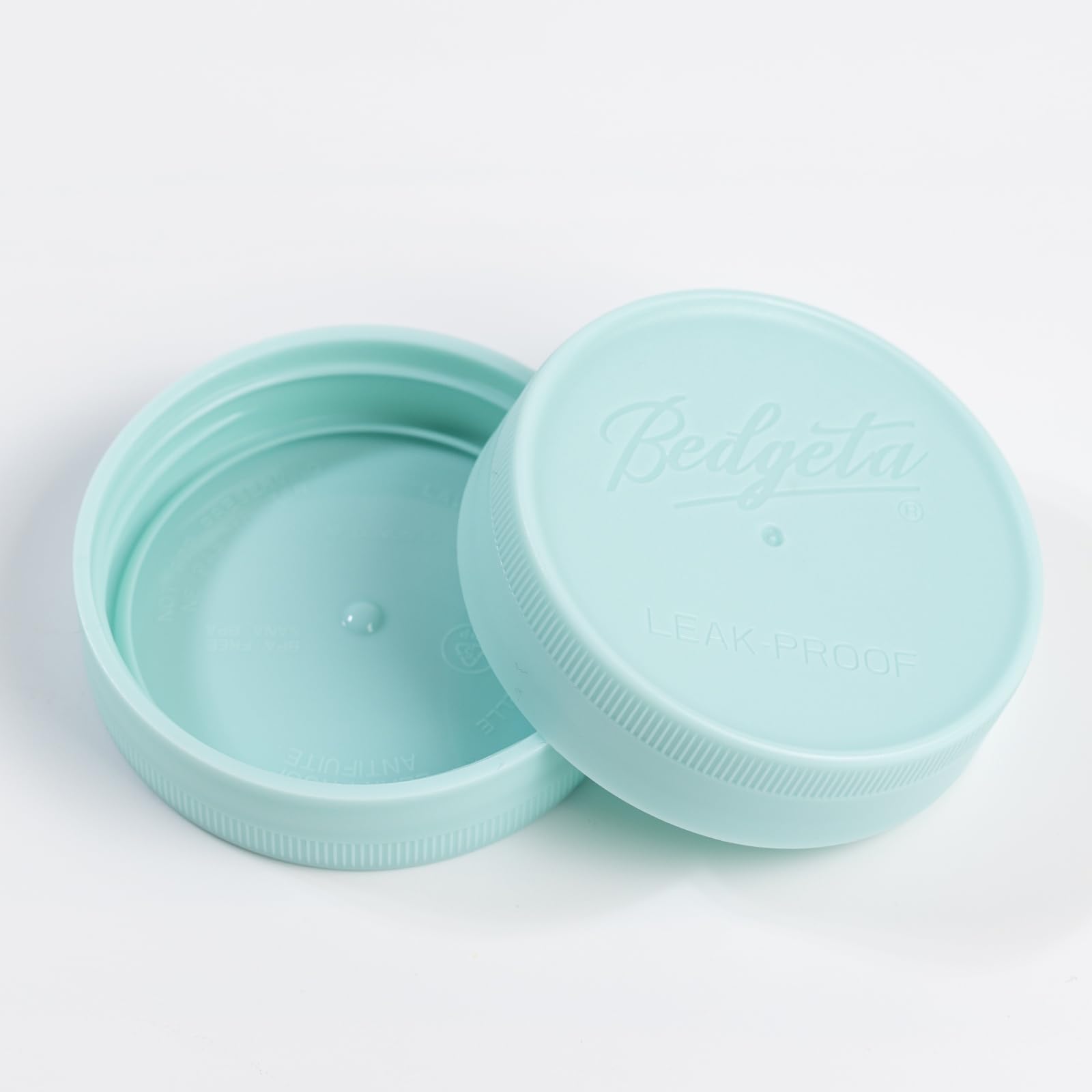 Photo 1 of Yodecy 16 Pack Blue Mason Jar Lids,8 Wide Mouth & 8 Regular Mouth Mason Jar Lids Fit Ball, Kerr and More, One-piece Lid without Silicone Ring(Blue)