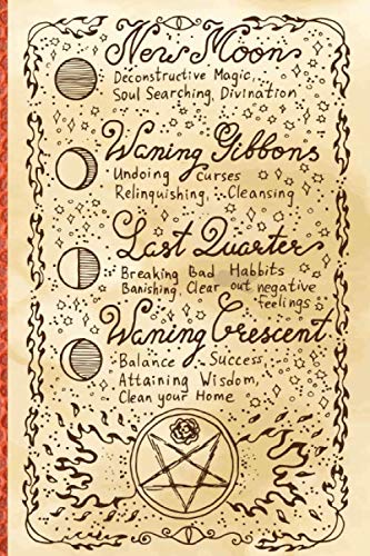 Darkhold Grimoire Book Of Shadows - 7x5 Inch Leather Spell Journal With 200 Pages For Witchcraft