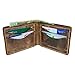 Hanks Bi-Fold Leather Wallet - Holds 8-13 Cards - USA Made, 100-Year Warranty - Vintage Brown