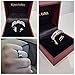 King Will CLASSIC Men's 8mm Tungsten Ring One Tone Matte Finish Brushed Center Wedding Band Beveled Edge(13.5)