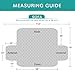 Turquoize 100% Waterproof Couch Covers for Pets Grey Sofa Cover for 3 Cushion Couch, Non-Slip Sofa Slipcover with Elastic Straps Sofa Protector Furniture Cover for Dogs, Sofa 68
