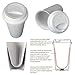 Simply Green Solutions Eco 11-Ounce Ceramic Double Wall Thermal Coffee Tumbler w/Silicone Lid - Black