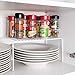 Evelots Kitchen Cabinet/Counter Shelves-Organizer-Double Space-Sturdy Metal