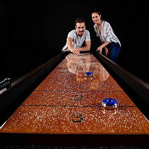 Lancaster 108 In 9 Foot Indoor Home Bar Shuffleboard Game Table w