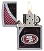 Zippo NFL San Francisco 49ers Street Chrome Pocket Lighter