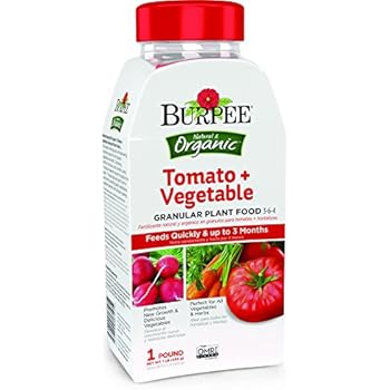 fertilizer burpee vegetable tomato granular lb organic plant brown