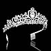 FRCOLOR Crystal Tiara Crowns For Women 2 Pack Tiaras For Girls Elegant Princess Crown With Comb Wedding Bridal Birthday Prom Party Rhinestone Tiaras Crown Headband