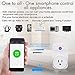 WiFi Smart Plugs, Esolom Wireless Outlet Timer Socket Compatible with Alexa and Google Assistant, App Controlled Appliances from Anywhere by Smartphone - NO Hub Required (2 Packs)