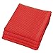 Now Designs Ripple Kitchen Dishcloth, Set of 4, Red
