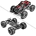 Hosim High Speed RC Off-Road Car 9112, 38km/h 1/12 Scale Radio Controlled Electric All Terrain Car - 2.4Ghz 2WD Remote Control Monster Truck for Both Kids and Adults (Red)